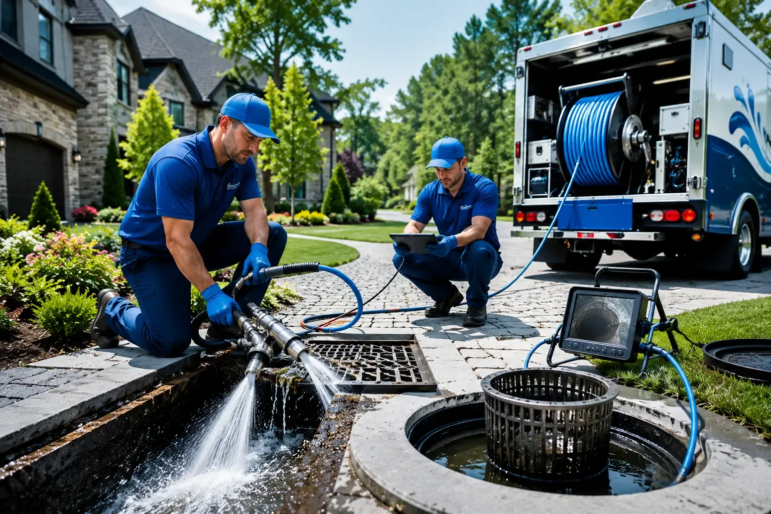 Local outdoor drain cleaning professionals in Sharon, WI